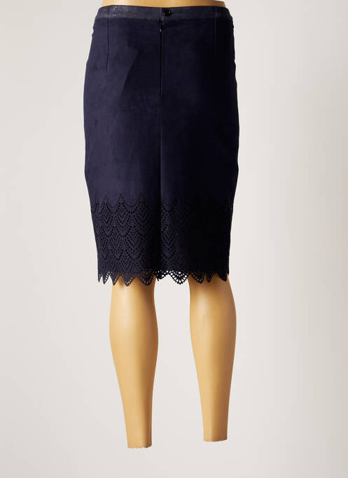 Jupe mi-longue bleu JUMFIL pour femme