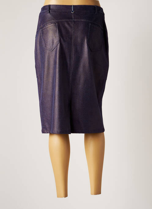 Jupe mi-longue bleu MERI & ESCA pour femme