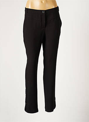 Pantalon chino noir FRED SABATIER femme