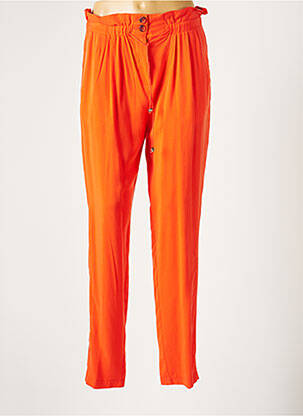 Pantalon chino orange GUY DUBOUIS pour femme