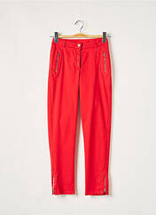 Pantalon chino rouge MERI & ESCA pour femme seconde vue
