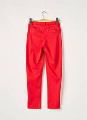 Pantalon chino rouge MERI & ESCA pour femme seconde vue