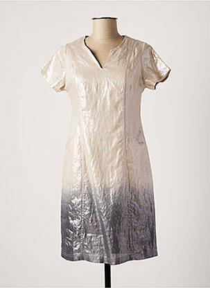 Robe courte beige MERI & ESCA femme
