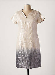 Robe courte beige MERI & ESCA femme