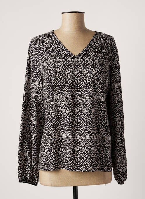 Blouse manches longues manches longues beige MERI & ESCA femme