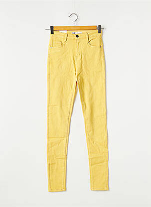Pantalon slim jaune DAYSIE pour femme