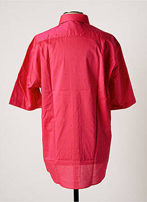 Chemise manches courtes coupe cintrée rose CASAMODA homme
