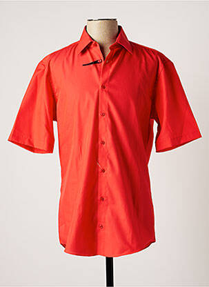 Chemise manches courtes rouge VENTI pour homme