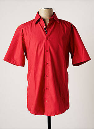 Chemise manches courtes rouge VENTI pour homme