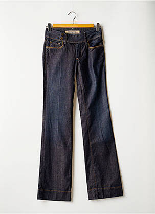 Jean coupe flare coupe bootcut taille basse bleu TIFFOSI femme