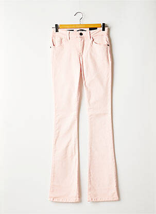 Pantalon flare stretch taille normale rose FORNARINA femme