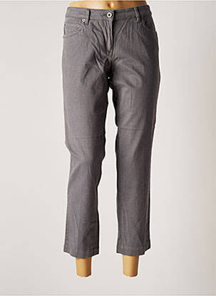 Pantalon 7/8 stretch taille normale gris HENRY COTTON'S femme
