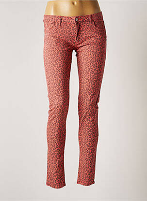 Pantalon slim stretch taille normale rose LE TEMPS DES CERISES femme