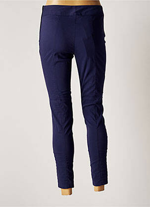 Pantalon 7/8 tissage popeline bleu MADO ET LES AUTRES femme