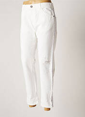 Jeans coupe slim blanc FORNARINA pour femme seconde vue