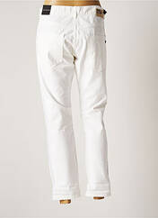 Jeans coupe slim blanc FORNARINA pour femme seconde vue