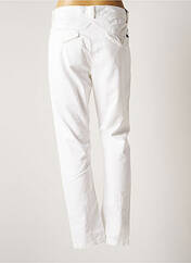 Pantalon chino blanc LE TEMPS DES CERISES pour femme seconde vue