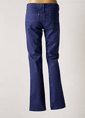 Pantalon droit bleu COTEMER pour femme seconde vue