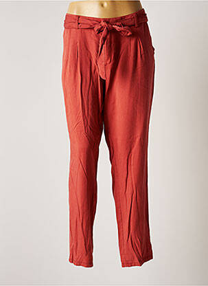 Pantalon droit rouge 1 2 3 pour femme