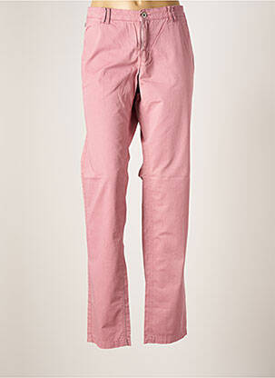 Pantalon chino tissage popeline taille normale rose GAASTRA femme