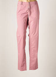 Pantalon chino tissage popeline taille normale rose GAASTRA femme