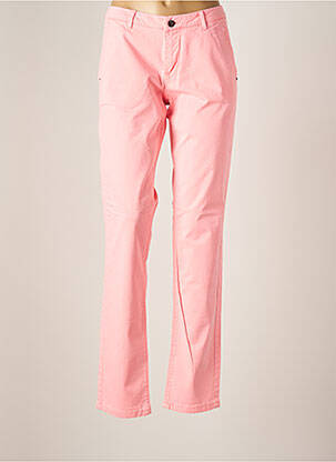 Pantalon chino tissage popeline taille normale rose GAASTRA femme