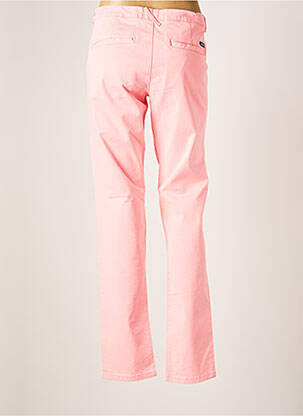 Pantalon chino tissage popeline taille normale rose GAASTRA femme