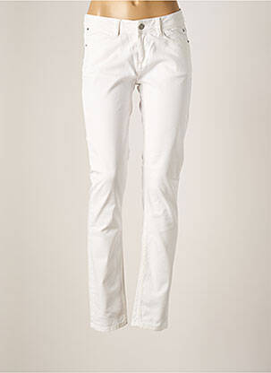 Pantalon droit stretch taille normale blanc GAASTRA femme