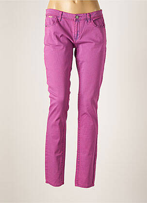Pantalon slim taille basse taille basse violet GAASTRA femme