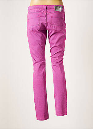 Pantalon slim taille basse taille basse violet GAASTRA femme