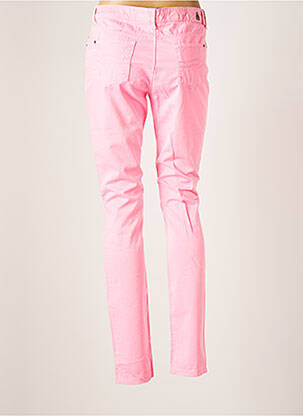 Pantalon slim tissage popeline taille normale rose GAASTRA femme