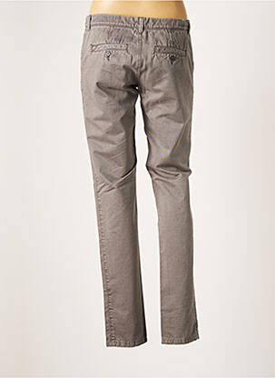 Pantalon chino tissage popeline taille normale gris GAASTRA femme