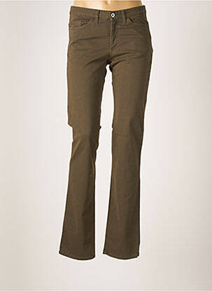 Pantalon slim stretch taille normale vert GANT femme
