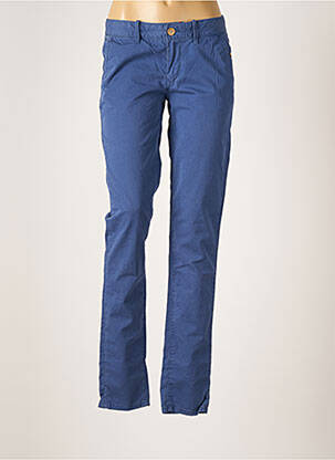 Pantalon chino taille basse taille basse bleu TOMMY HILFIGER femme