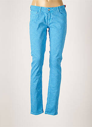 Pantalon slim taille basse taille basse bleu CHIPIE femme