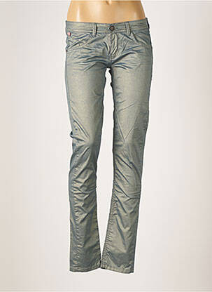 Pantalon slim taille élastique vert CHIPIE femme