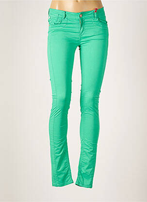 Pantalon slim taille basse taille basse vert CHIPIE femme