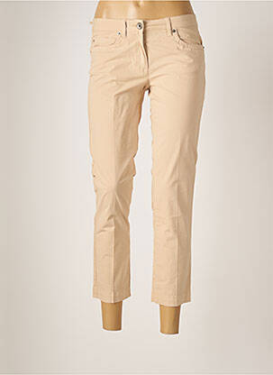 Pantacourt stretch taille basse beige HENRY COTTON'S femme