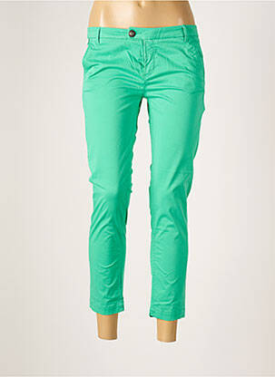 Pantacourt stretch taille basse vert CHIPIE femme