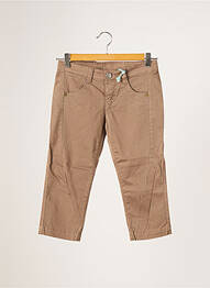 Bermuda taille basse taille basse marron CRW (CHIPIE ROLLING WORKER) femme