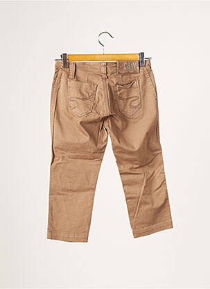 Bermuda taille basse taille basse marron CRW (CHIPIE ROLLING WORKER) femme