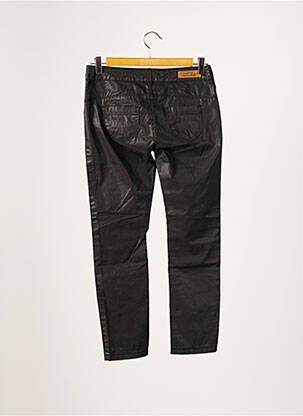 Pantalon slim broderie rivets taille basse noir CHIPIE femme