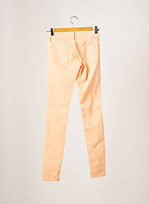 Pantalon slim broderie rivets taille normale orange TIFFOSI femme