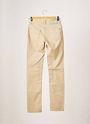 Pantalon slim taille basse taille basse beige LA MARTINA femme