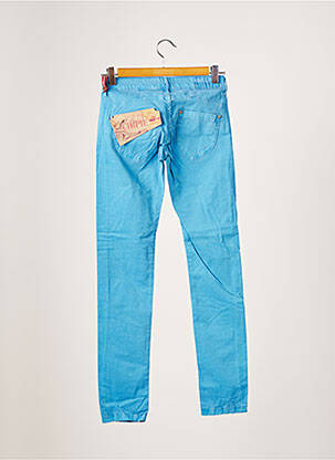 Pantalon slim taille basse taille basse bleu CHIPIE femme