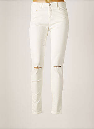 Jeans skinny blanc BENETTON pour femme