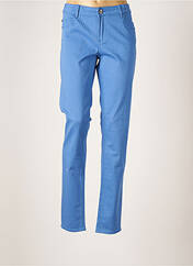 Pantalon slim bleu DDP pour femme seconde vue