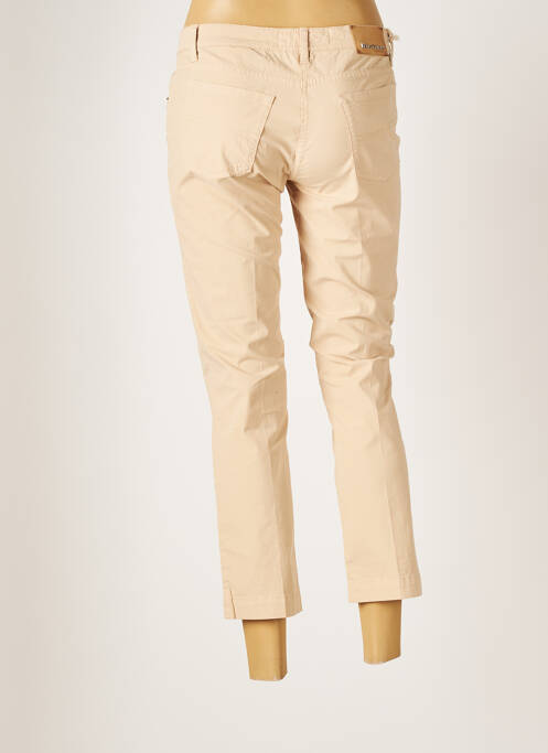 Pantacourt stretch taille basse beige HENRY COTTON'S femme