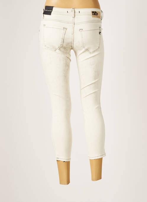 Pantacourt beige FORNARINA pour femme