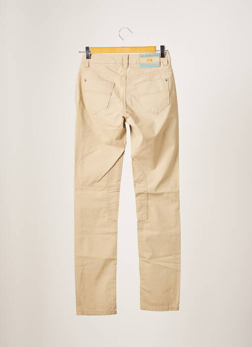 Pantalon slim beige LA MARTINA pour femme